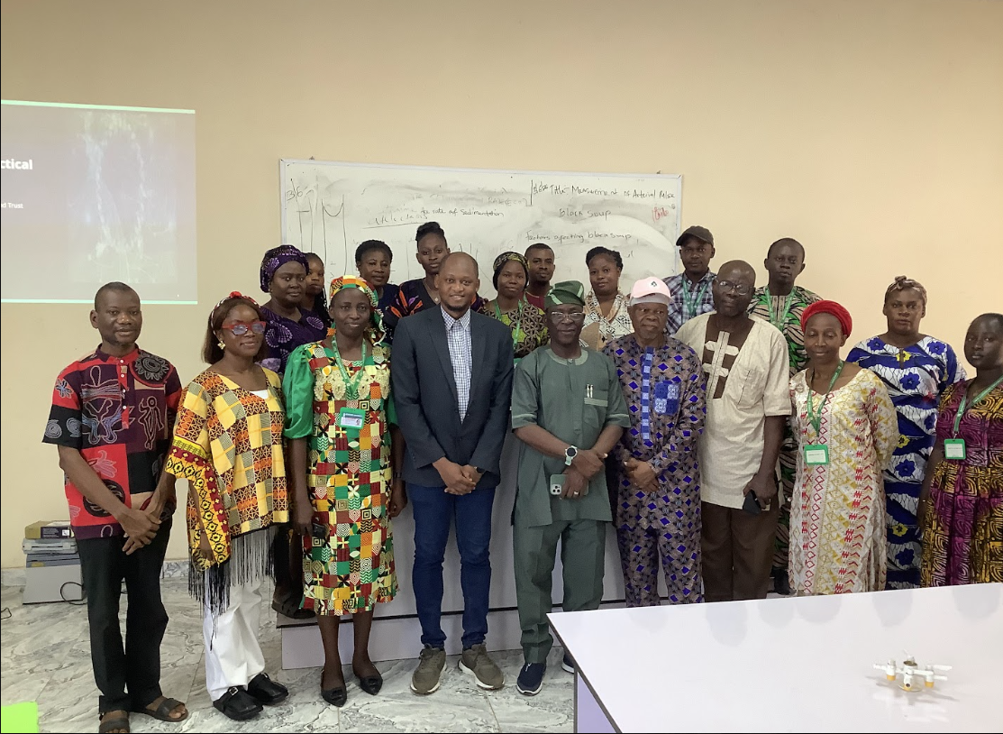 With colleagues at Achievers University following the healthcare AI session